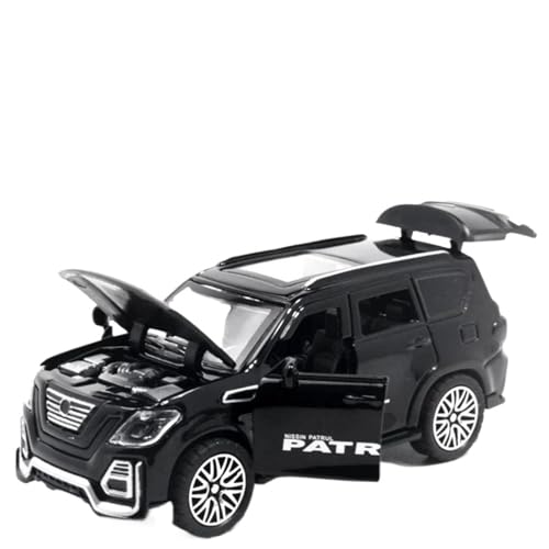 1:36 für Nissan Patrol Hohe Simulation Metall Legierung Modell Auto Sound Licht Zurückziehen Auto Modell(B) von XIYUEYING