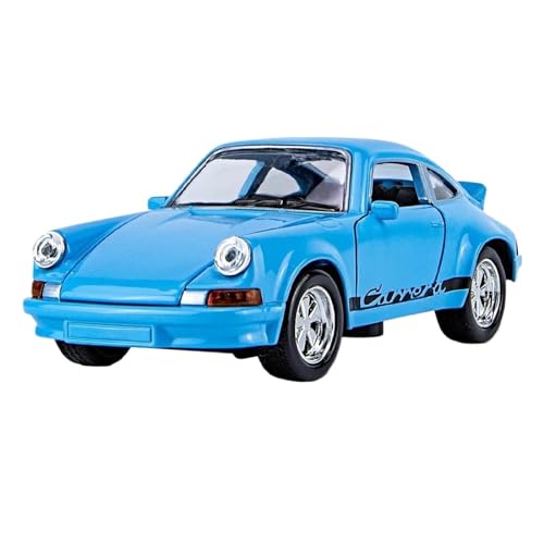 1:36 für Porsche 911 Carrera 1974 Simulation Diecast Metall Modell Auto Sound Licht Zurückziehen Auto Modell(A) von XIYUEYING