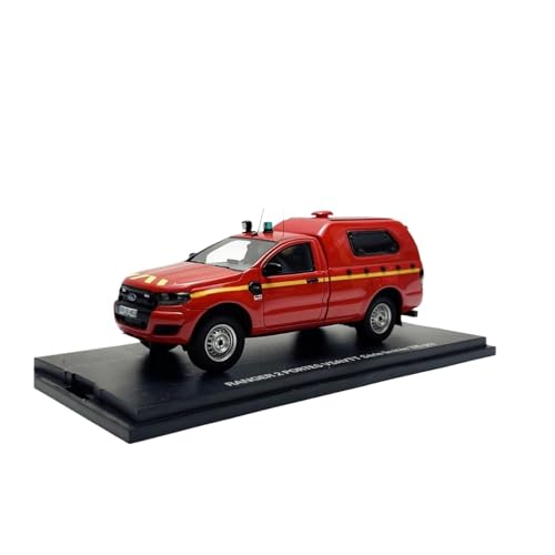 1:43 Ford Ranger 2 Pickup Fire Truck Cars Modell Sammlerspielzeug Aus Druckguss Für Erwachsene von XIYUEYING