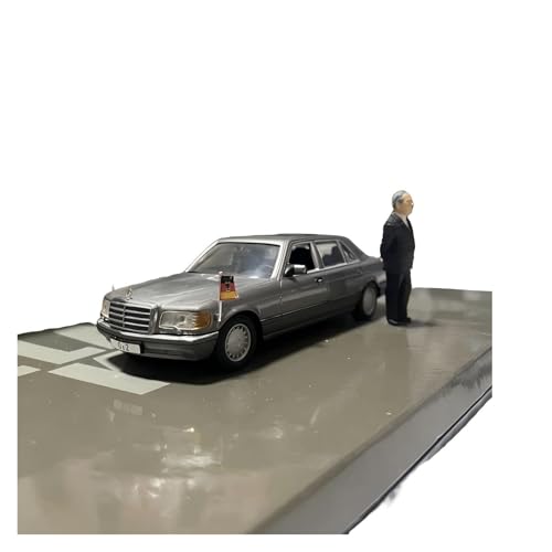 1:43 Für Benz 500sel W126 1985 Chancellor Klassisches Vergriffenes Legierungsautomodell Souvenir-Sammlung Für Erwachsene von XIYUEYING
