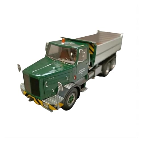 1:43 Für FBW 80N Kipper Version Christen Transporter Limited Edition Metallmodell Ornament Spielzeug Geschenk(Grün) von XIYUEYING