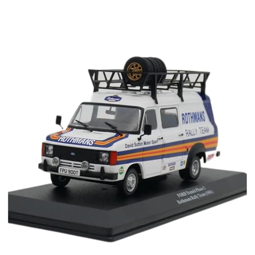 1:43 Für Ford Rally Team Unterstützung Auto Druckguss Legierung Modell Fan Sammlung Souvenir Szene Dekoration von XIYUEYING
