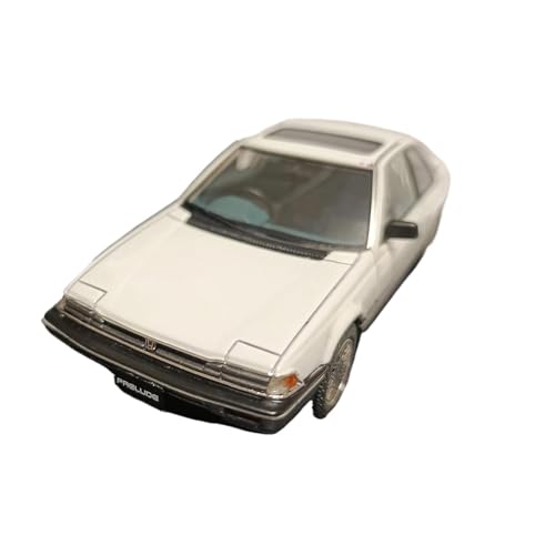 1:43 Für Honda Prelude Ab1 1984 Legierung Simulation Sport Auto Modell Ornamente Display Spielzeug Sammlung(White) von XIYUEYING