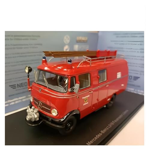 1:43 Für L319 Feuerwehr Lüdeck Feuerwehrauto Limited Edition Harz Metall Statisches Auto Modell Spielzeug Geschenk von XIYUEYING