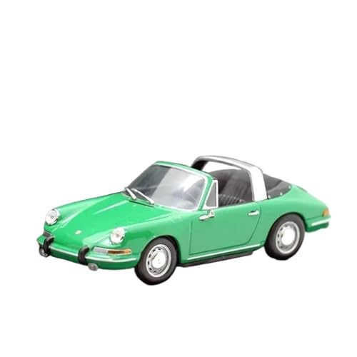 1:43 Für Porsche 911 Targa Cabrio Sportwagen Druckguss-Legierung Simulation Auto Modell Sammlung Spielzeug(Grün) von XIYUEYING