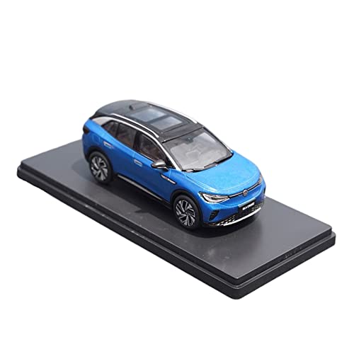1:43 Passend Für Volkswagen Crozz ID4 Geländewagen Alloy Diecast Model Collection Display Geschenk(Blau) von XIYUEYING