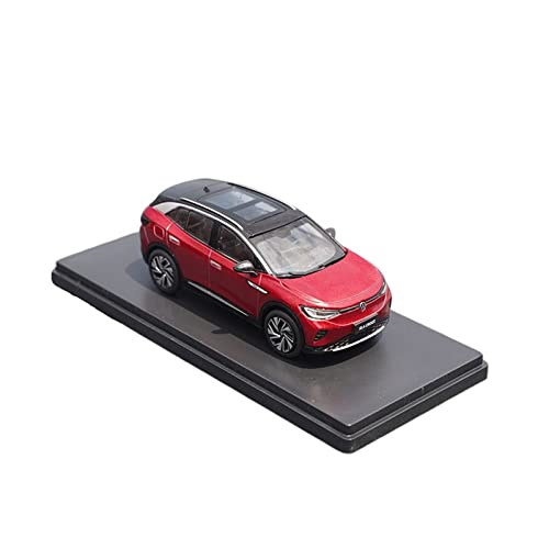1:43 Passend Für Volkswagen Crozz ID4 Geländewagen Alloy Diecast Model Collection Display Geschenk(Rot) von XIYUEYING