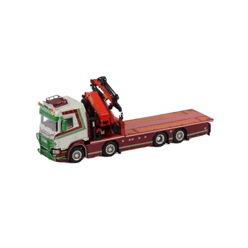 1:50 Für R CR20N 8X2 LKW LKW Montierter Krananhänger Legierung Modellsammlung Ornament Souvenir von XIYUEYING