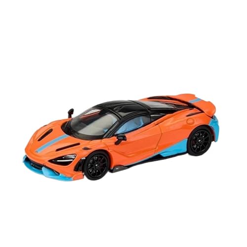 1:64 Für 765LT MCL1001 1007 1009 Druckguss-Legierung Automodell Miniatur Statische Sammlung Zeigt Ornamente(Orange) von XIYUEYING