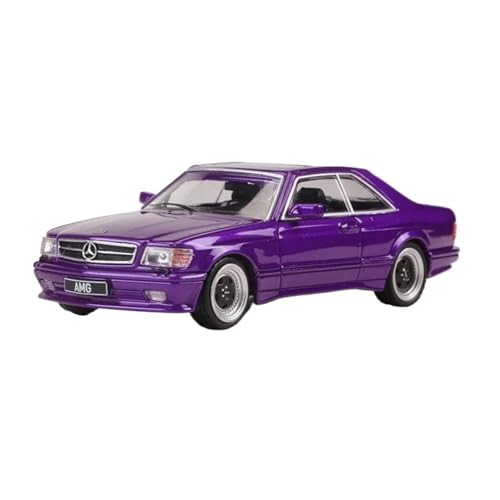 1:64 Für Benz 560 SEC AMG Simulation Legierung Modell Auto Sammlung Ornamente Erwachsene Junge Hobby Souvenir(Purple) von XIYUEYING