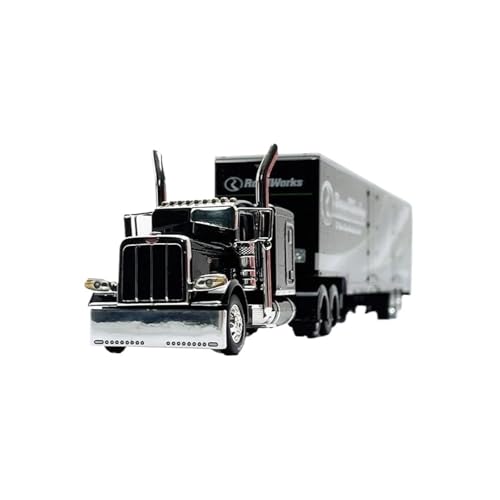 1:64 Für Peterbilt 389 Straßenbau-Container-LKW Legierung Automodell Miniatur Statische Sammlung Displays von XIYUEYING