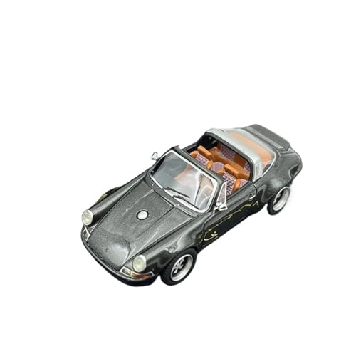 1:64 Für Porsche 911 Open Car Harz Auto Modell Miniatur Statische Sammlung Zeigt Ornamente(Schwarz) von XIYUEYING