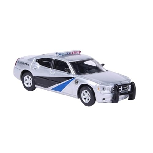 1:87 Für Dodge Charger Polizeiauto-Modell Statische Figurensammlung Dekoriertes Urlaubsspielzeug Für Erwachsene Jungen von XIYUEYING