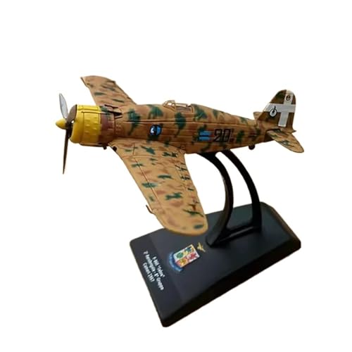 Fertige Modelle 1/100 Italienischen G.50 FIAT Arrow Fighter Legierung Modell Statische Spielzeug Dekoration Flugzeuge von XIYUEYING