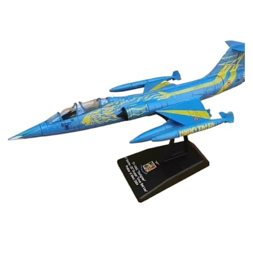 Fertige Modelle 1/100 Legierung Flugzeugmodell F-104 Starfighter Statische Dekoration Sammlerstücke Flugzeuge von XIYUEYING