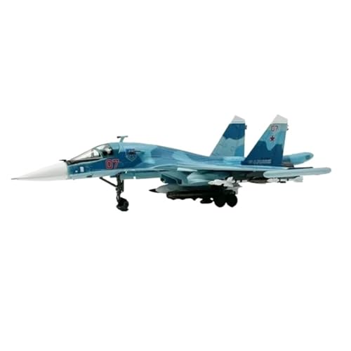 Fertige Modelle 1/100 Russisches Fullback Su-34 Suchoi Legierungs-Kampfflugzeugmodell, Statische Anzeige Flugzeuge von XIYUEYING
