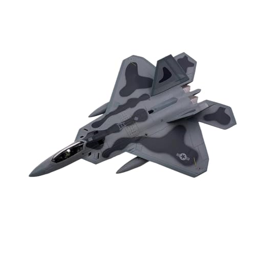 Fertige Modelle 1/100 Skala Legierung Kampfflugzeug F-22 USAF Flugzeug Raptor Modell Ornamente Flugzeuge von XIYUEYING