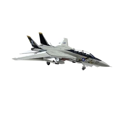 Fertige Modelle 1/100 Skala Uns F-14 Tomcat Kampfflugzeug Legierung Modell Statische Raketen Bomber Ornament Flugzeuge von XIYUEYING