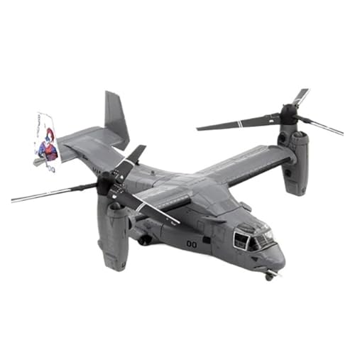 Fertige Modelle 1/144 Maßstab US Navy MV-22B Fishhawk Rotorcraft Legierung Figur Statische Sammlung Flugzeuge von XIYUEYING