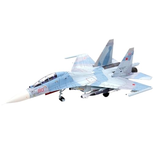 Fertige Modelle 1/72 Für SU-30M2 Kampfflugzeug Der Russischen Luftwaffe Nr. 80, Fertige Flugzeugmodellsammlung Aus Legierung Flugzeuge von XIYUEYING
