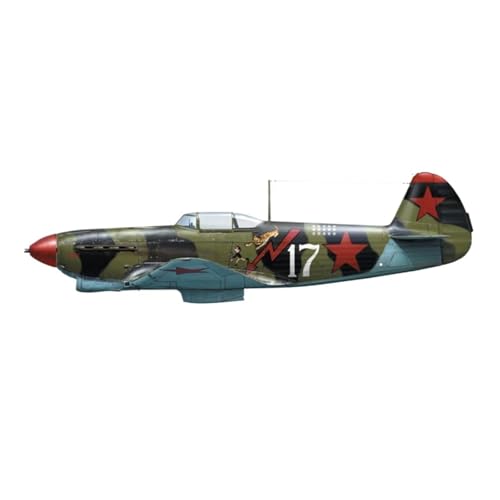 Fertige Modelle 1/72 Für WWII Sowjetischen Yak-9 Kämpfer Modell Statische Ornament Modell Dekoration DEA Kinder Spielzeug Flugzeuge von XIYUEYING