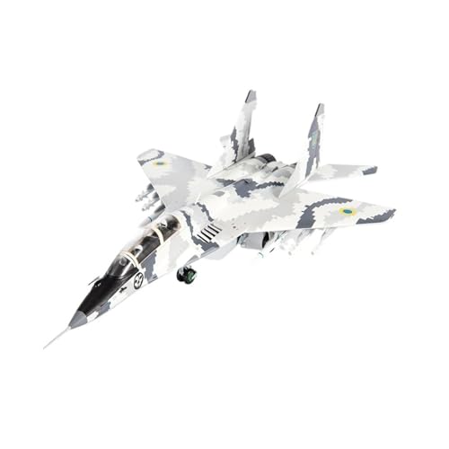 Fertige Modelle 1/72 Ukrainischen Luftwaffe MiG 29 Kämpfer Legierung Fertigmodell Statische Dekoration Flugzeuge von XIYUEYING