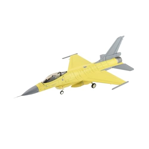 Fertige Modelle 1: 72 HA38036b F-16 Fighter Gelb lackierte Legierung Statisches Sammlerornament Flugzeuge von XIYUEYING
