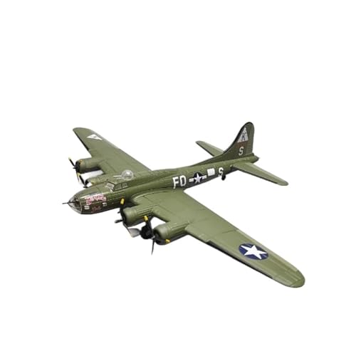 Fertige Modelle 1:144 Maßstab B-17F Bomber Modell Legierung Sammler Dekoration Statische Ornament Flugzeuge von XIYUEYING