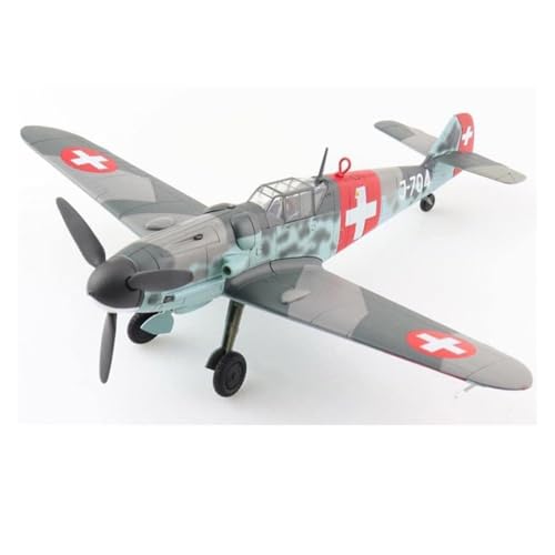 Fertige Modelle 1:48 Schweizer Luftwaffe 109 Fighter J-704 Fliegerkompanie Legierung Modell Statische Objekte Flugzeuge von XIYUEYING