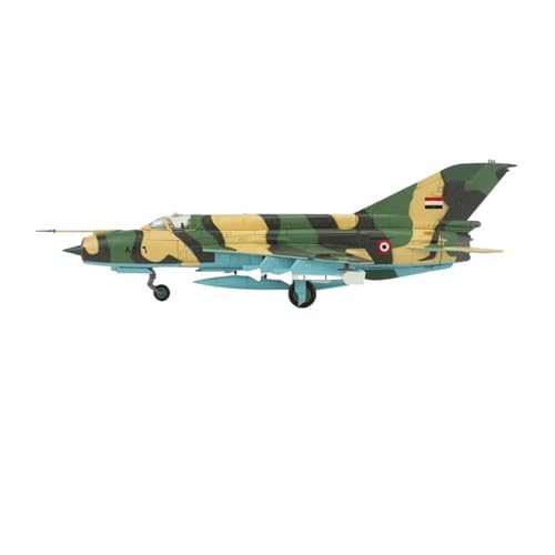 Fertige Modelle 1:72 Ägyptische Luftwaffe HA0178 MIG-21MF Kampfflugzeug Camouflage Legierung Modell Flugzeuge von XIYUEYING