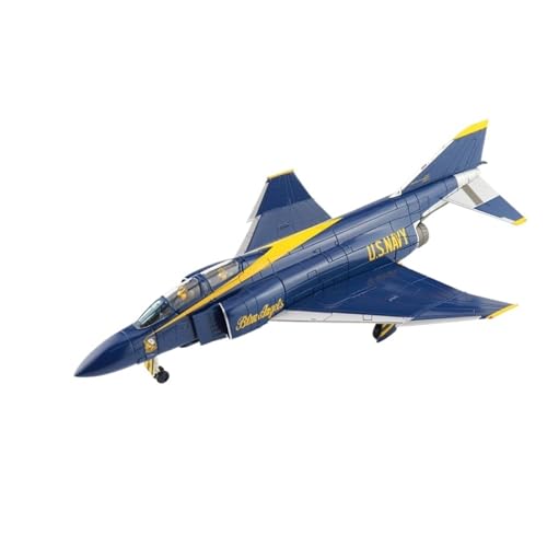 Fertige Modelle 1:72 Maßstab F-4J Ghost Fighter Blue Angels Squadron 1969 Legierung Modell Ornament Flugzeuge von XIYUEYING