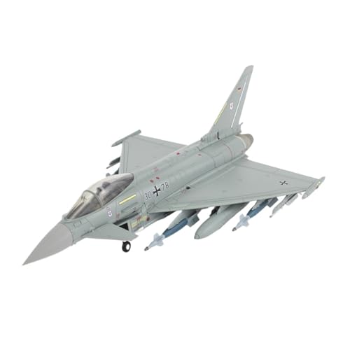 Fertige Modelle 1:72 Skala Luftwaffe Typhoon Kämpfer 4xGBU-48 Legierung Dekoration Spielzeug Geschenk Flugzeuge von XIYUEYING