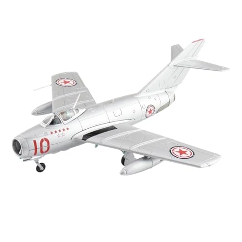 Fertige Modelle Chinesisches MiG 15-Kampfflugzeug HA2425 Nr. 10, Maßstab 1:72, Statisches Legierungsornament Flugzeuge von XIYUEYING
