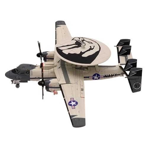 Fertige Modelle Frühwarnflugzeug E2 VAW-120, Maßstab 1/144, Legierungsmodell, Statische Sammlung Flugzeuge von XIYUEYING
