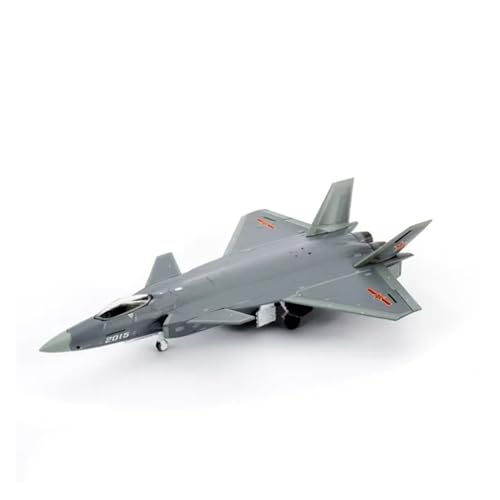 Fertige Modelle J-20 Stealth Fighter Modell aus Legierung im Maßstab 1/144, statisches Sammlerornament Flugzeuge von XIYUEYING