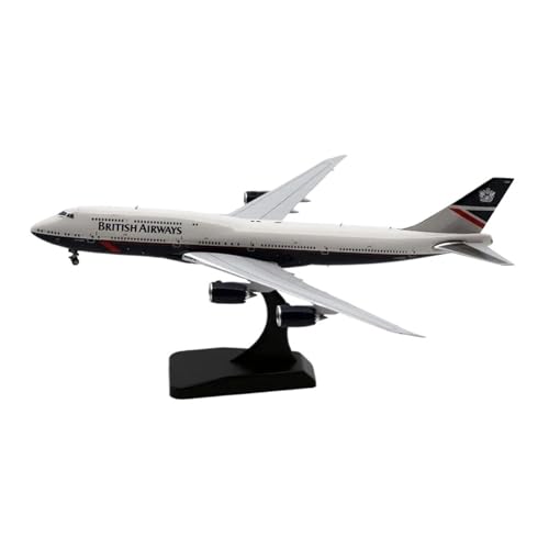 Fertige Modelle Legierung Sammlerflugzeug Geschenk 1:400 Für Boeing B747-8i Flugzeug Jet Modell G-LNBA Mit Ständer Flugzeuge von XIYUEYING