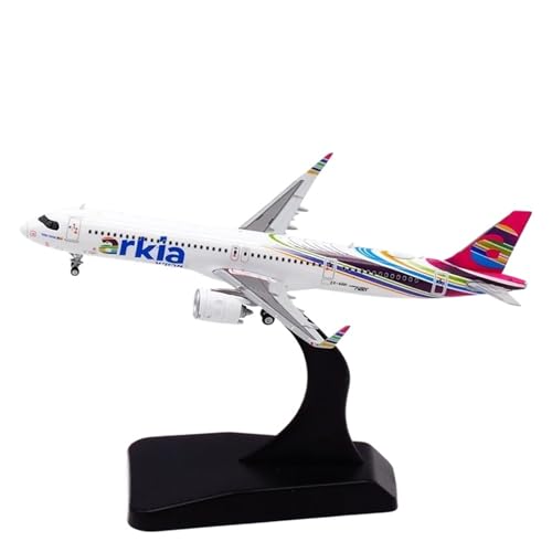Fertige Modelle Legierung Sammlergeschenk 1:400 Für Arkia Israel Arilines A321neo Flugzeugmodell 4X-AGH Mit Ständer Flugzeuge von XIYUEYING