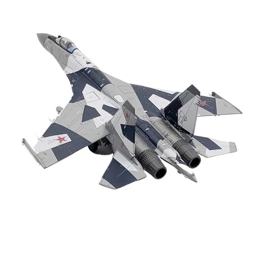Fertige Modelle Legierungsmodell Im Maßstab 1/100, Russischer Kampfjet Der Luftwaffe Su-35, Militärdekoration Flugzeuge von XIYUEYING
