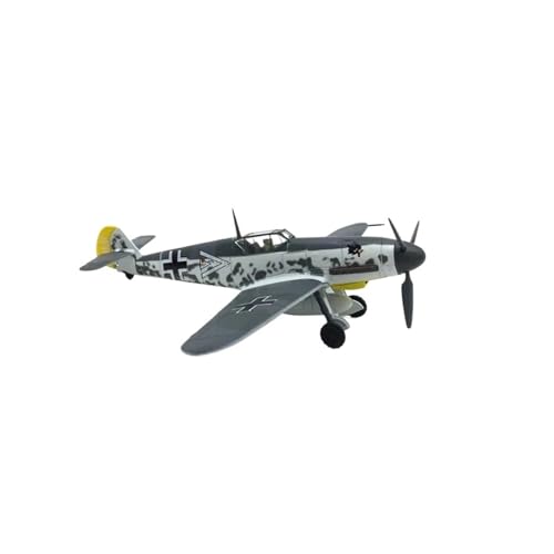 Fertige Modelle Maßstab 1/72 Deutscher WWII-Jäger BF109 Militärmodell aus Druckgussmetall, statische Objekte Flugzeuge von XIYUEYING