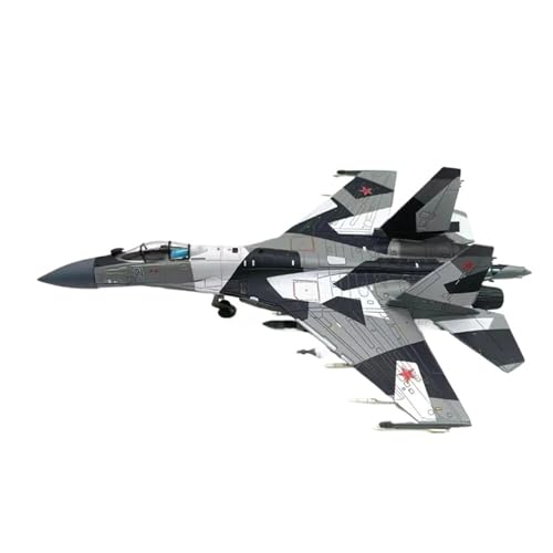 Fertige Modelle Maßstab 1:100 Für SU35 Super Flanker Fighter Flugzeugmodell Aus Legierung, Sammlerstück, Statische Dekoration Flugzeuge von XIYUEYING