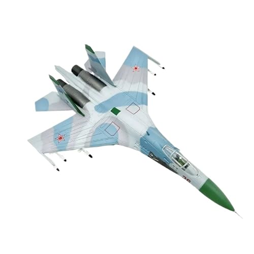 Fertige Modelle Maßstab 1:100 Russische Luftwaffe SU-27 Sidewinder Fighter Modell Legierung Statisches Modell Flugzeuge von XIYUEYING
