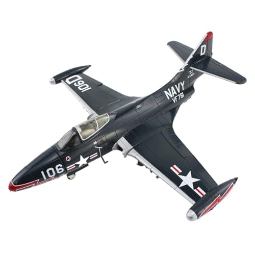 Fertige Modelle Maßstab 1:48 F9F-5 Panther Fighter MIG-15s Killer VF-781 Kinderspielzeug Legierung Flugzeuge von XIYUEYING