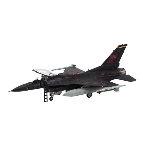 Fertige Modelle Maßstab 1:72 F-16C Kämpfer Block42 64th Intruder Squadron Legierung Spielzeug Ornamente Flugzeuge von XIYUEYING