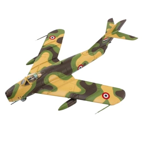 Fertige Modelle Statisches Legierungsmodell Im Maßstab 1:72 des Kampfflugzeugs HA5911 MIG-17F Der Ägyptischen Luftwaffe Flugzeuge von XIYUEYING