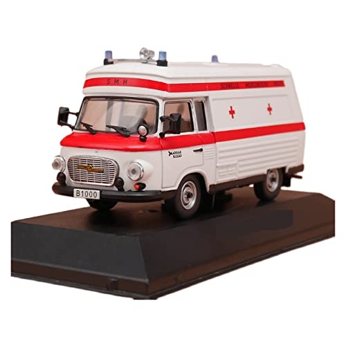 Für 1 43 Brakas B1000 1965 Legierung Automodell Krankenwagen Spielzeug Ornament Fertiges Geschenk von XIYUEYING