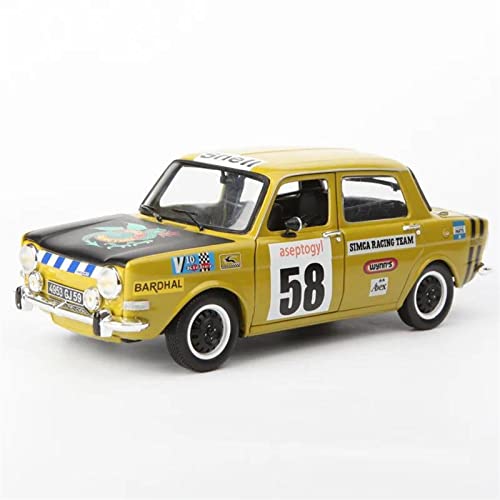 Für 1000 Rallye 2 SRT N°58 Simulation Druckguss Auto Metalllegierung Modellauto Geschenk 1 18 von XIYUEYING
