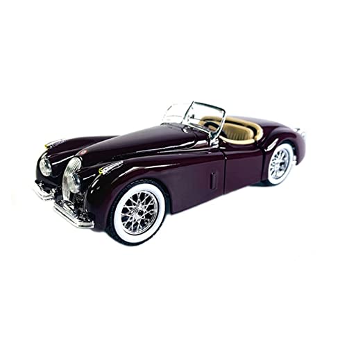 Für 1951 Jaguar XK 120 Roadster Legierung Oldtimer Diecast Modell Spielzeug Sammlerstück Geschenk 1 24(2) von XIYUEYING