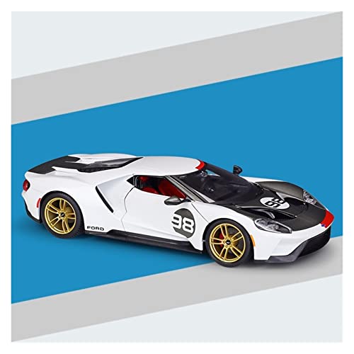 Für 2017 Ford Gt Hardcover Gulf Alloy Retro Car Model Classic Car Model Collectibles 1 18(4) von XIYUEYING