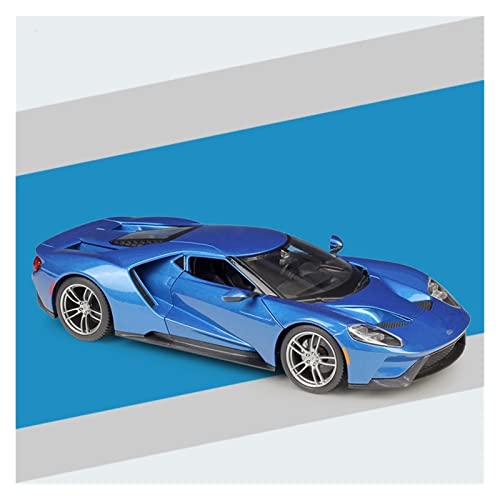 Für 2017 Ford Gt Hardcover Gulf Alloy Retro Car Model Classic Car Model Collectibles 1 18(Taglia unica) von XIYUEYING