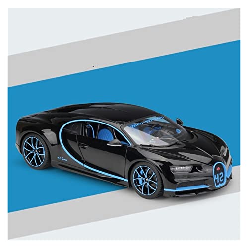 Für 2018 Bugatti Chiron Roadster Cool Black High Simulation Car Model Collection 1;18(3) von XIYUEYING